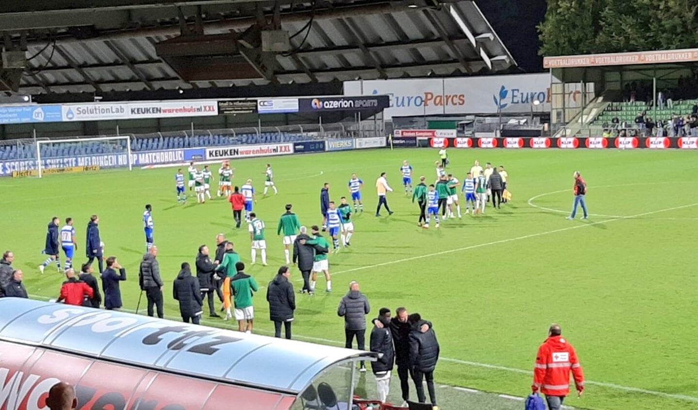 Het eindsignaal heeft geklonken. PEC verliest vrij kansloos van FC Dordrecht.