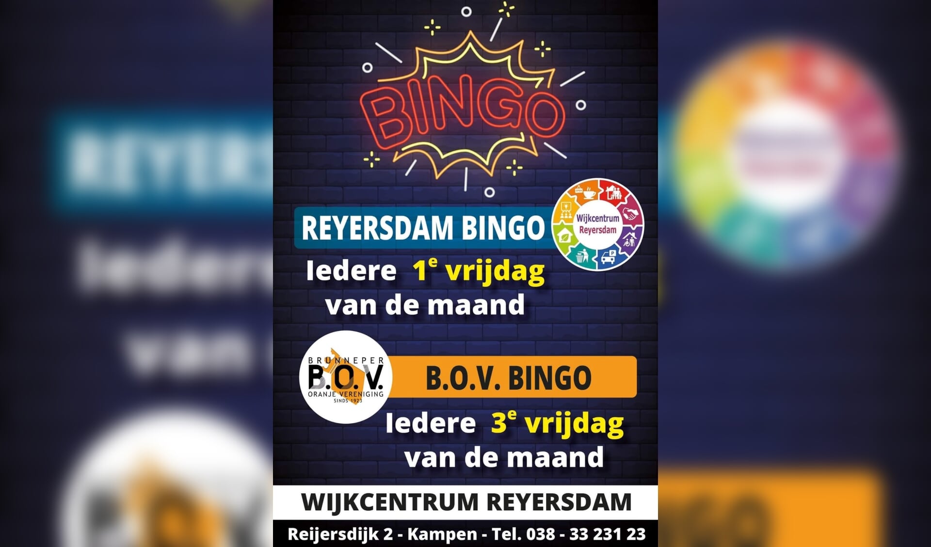 Reyersdam bingo