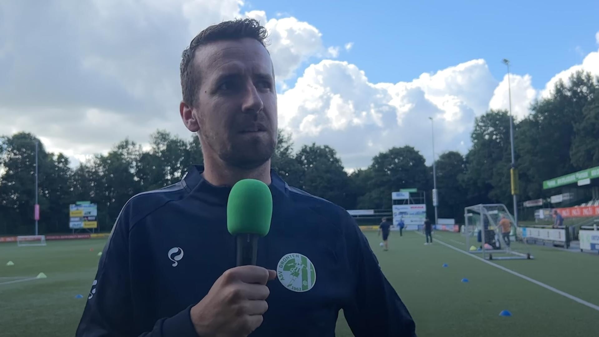 Patrick Posthuma, hoofdtrainer van asv Dronten.