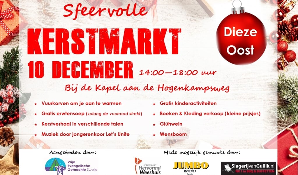 Kerstmarkt in Dieze Oost De Swollenaer Nieuws uit Zwolle en omstreken