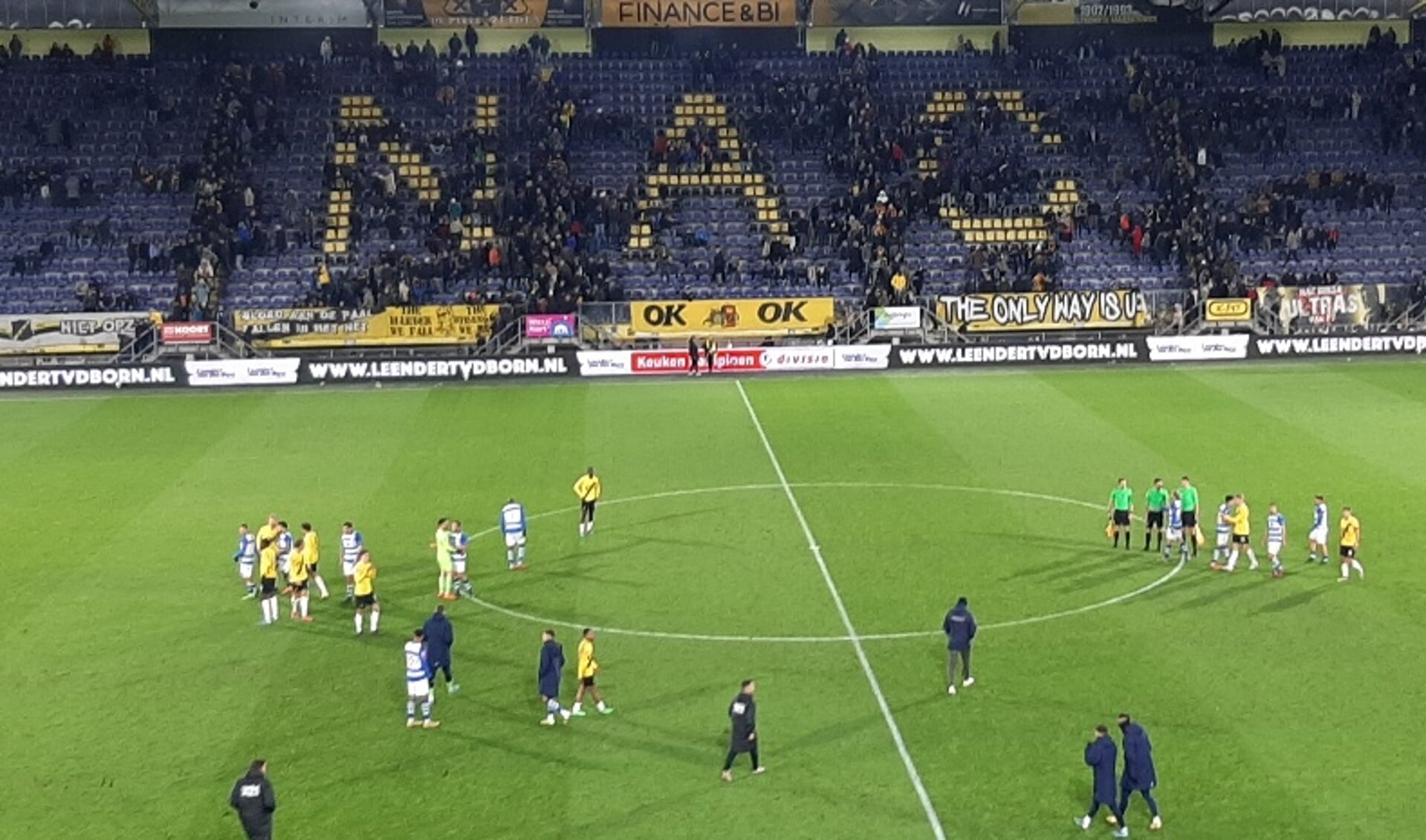 NAC Breda-PEC Zwolle eindige zaterdagavond in 0-2.