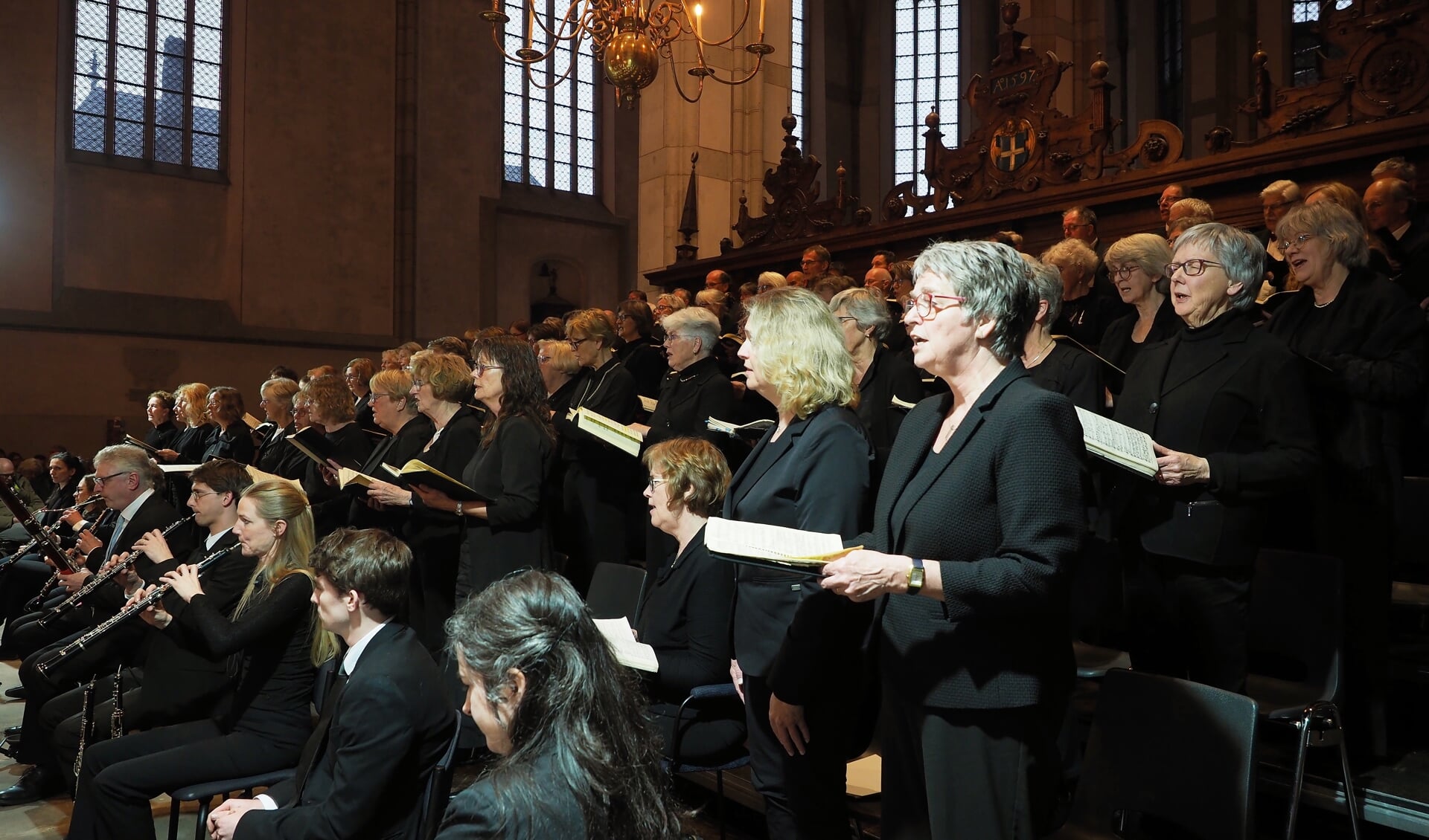 De uitvoering van de Matthäus Passion door Caecilia in 2022. 