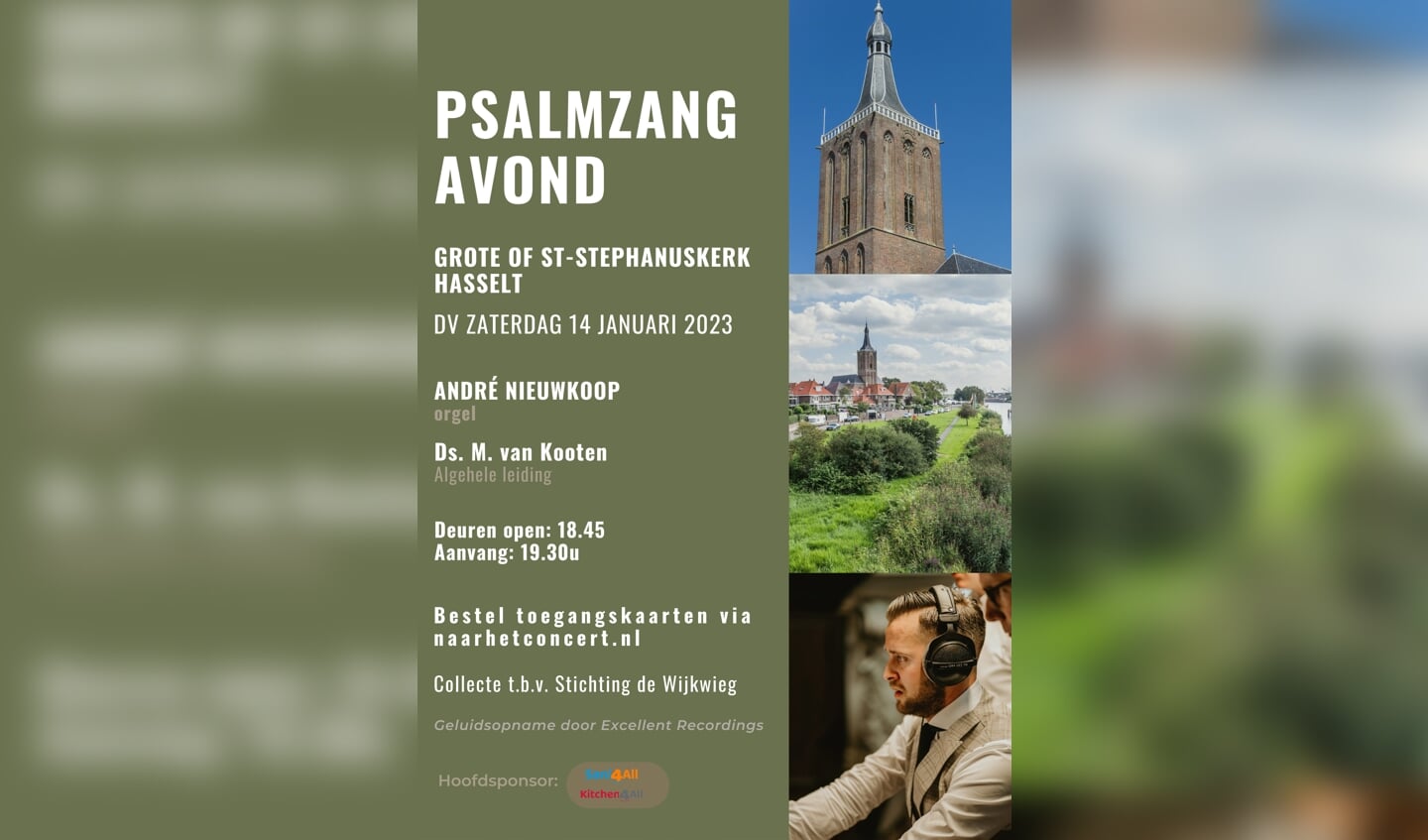 Psalmzangavond 14 januari 2023