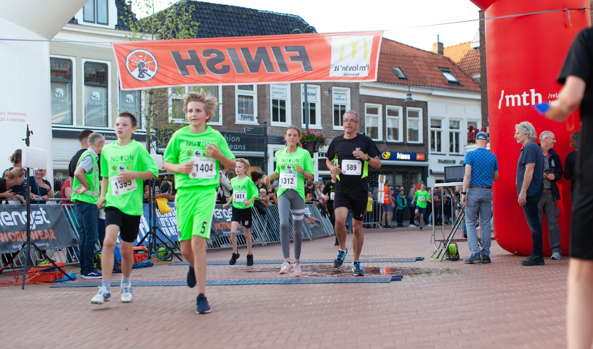 Finish van de Stone City Run in 2019