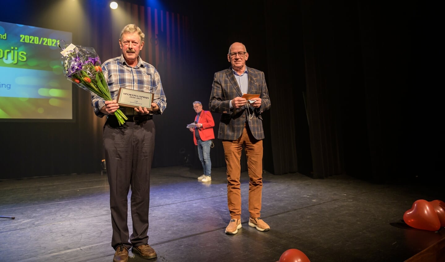 Plussporter: Jan Nijmeijer (links) uit Oldemarkt