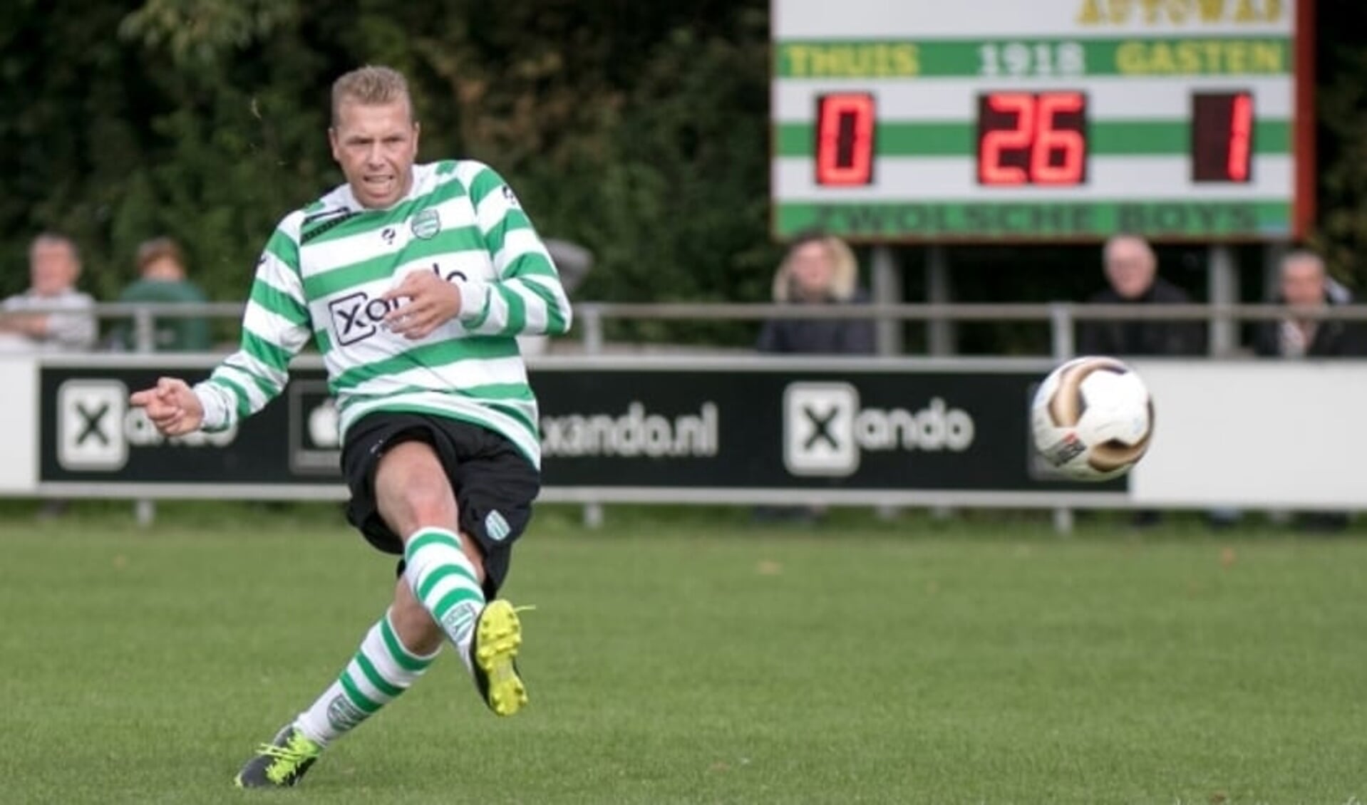 Lodewijk de Vries in actie.