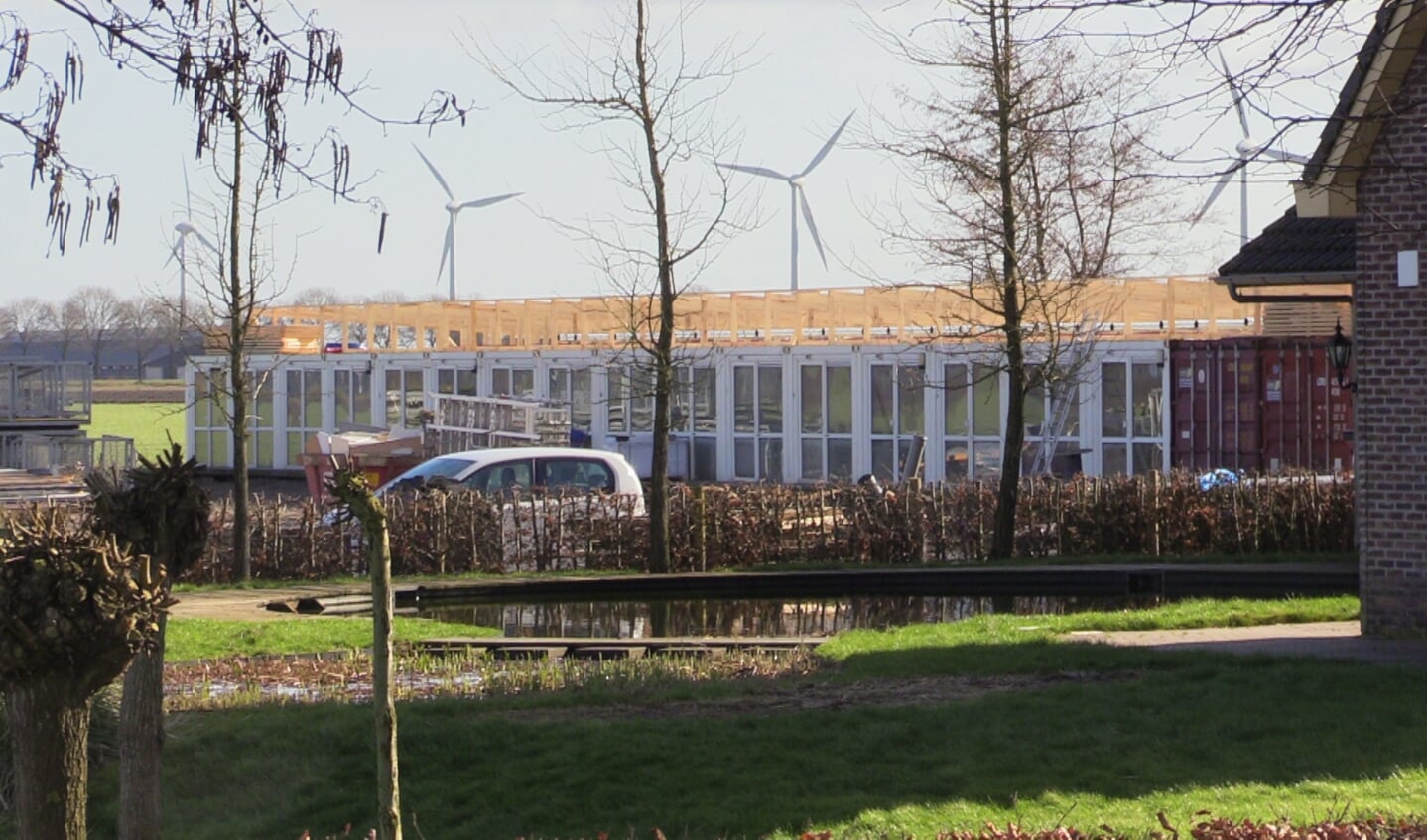 Bouwwerkzaamheden aan de Roodbeenweg 17A.