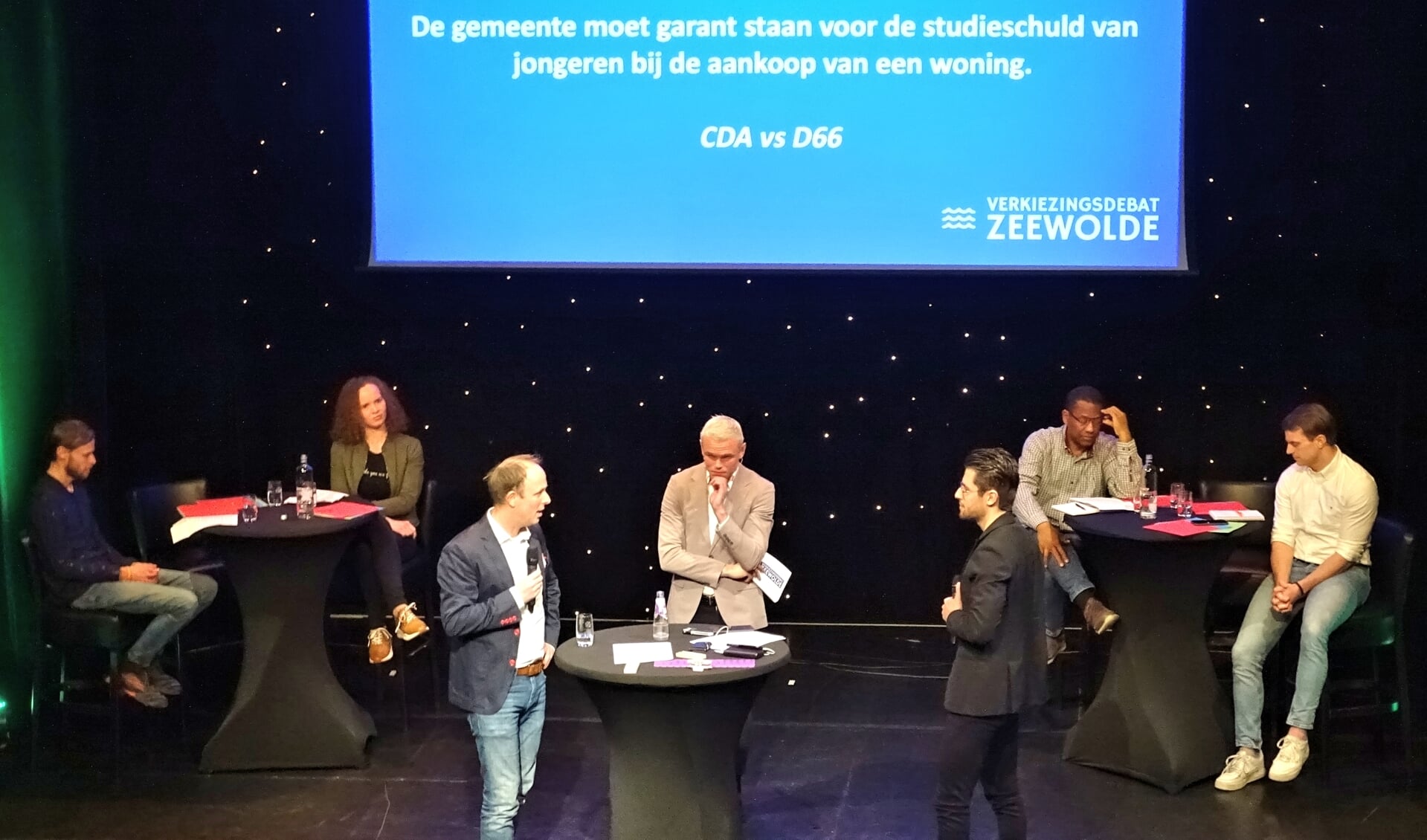 Egge Jan de Jonge (CDA) in debat met Sam Sterk (D66) over studieschuld
