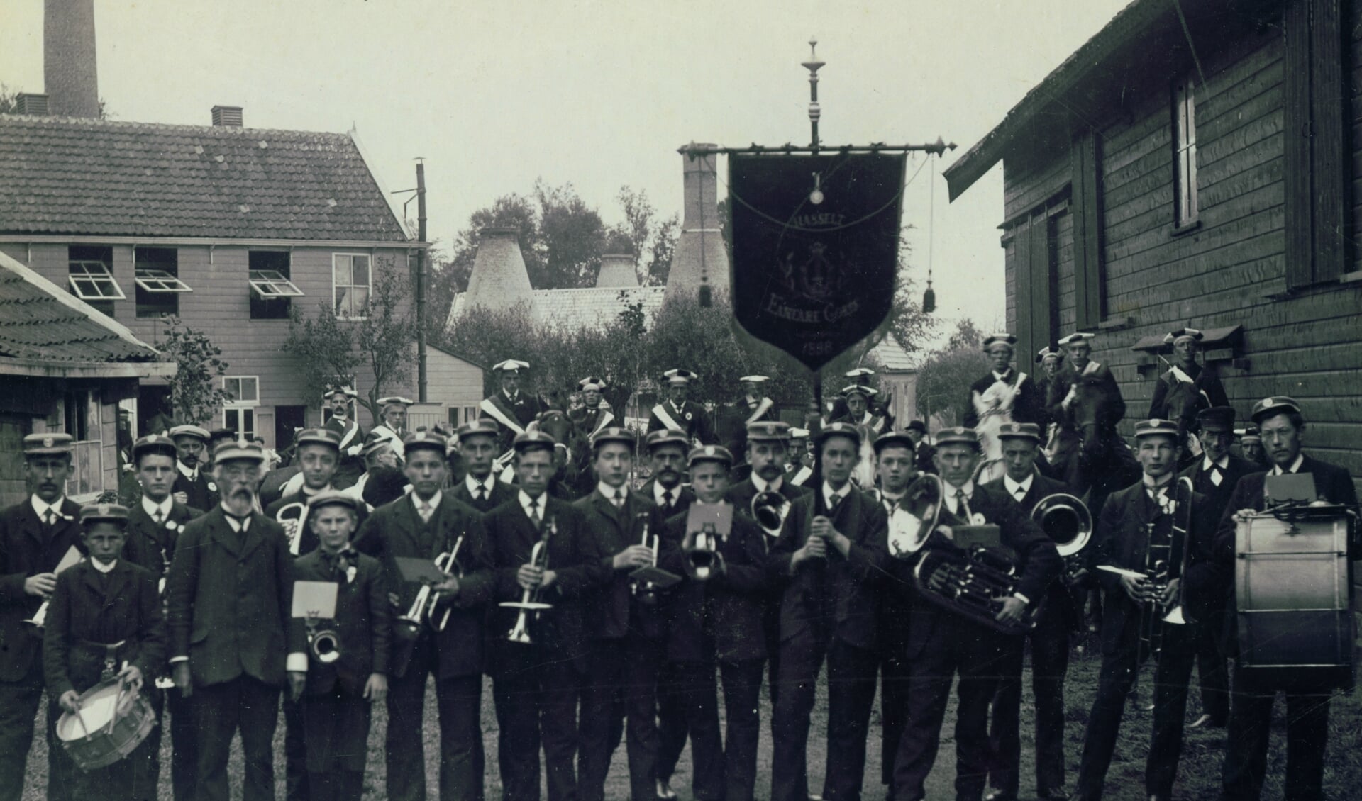 Hasselts Fanfare in 1910.