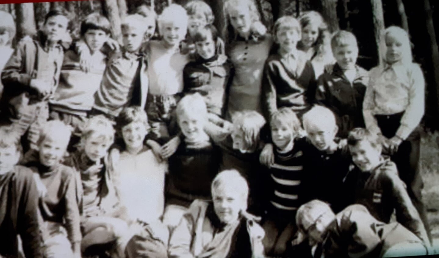 De laatste schoolklas van COV1 in 1972
