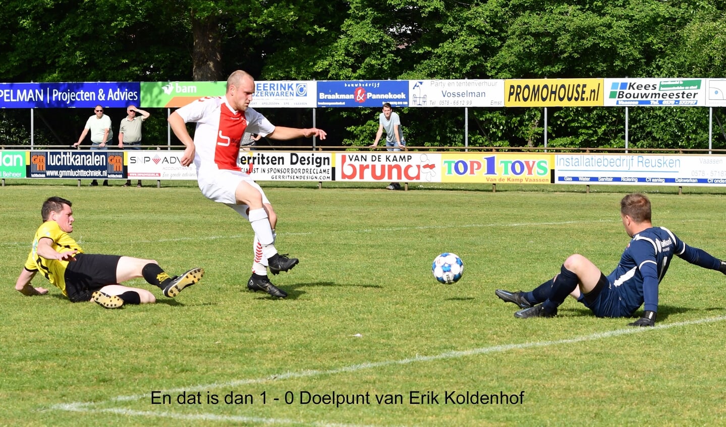 1e doelpunt Erik Koldenhof
