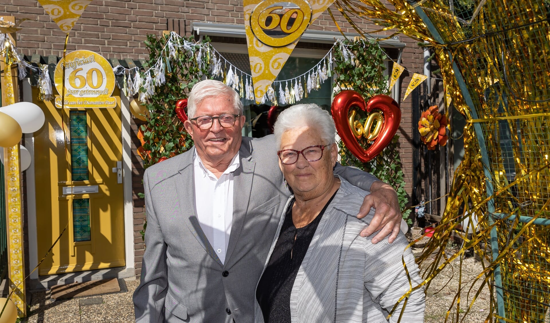 Het echtpaar Koridon - van der Hulst was woensdag zestig jaar getrouwd.  