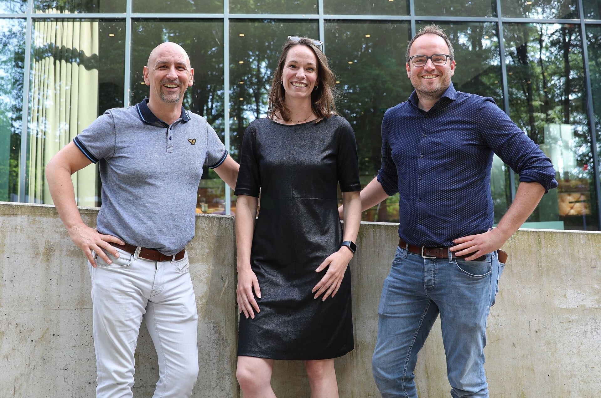 De nieuwe NNP-bestuursleden Niels Ackermans, Jolanda de Rijk en Frank van der Sman.