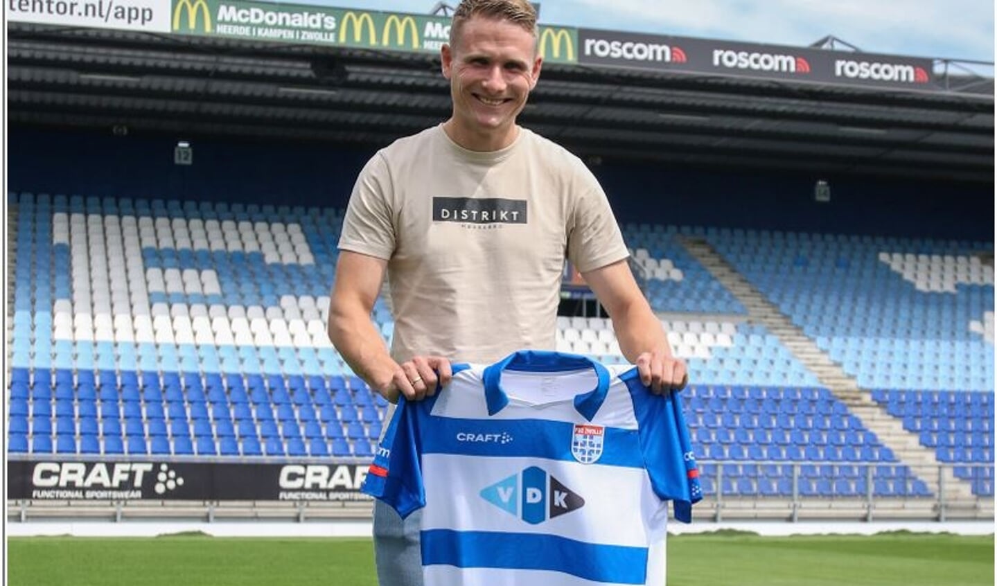 Oliver Amelink is blij met zijn aanstelling als nieuwe trainer van PEC Zwolle Vrouwen.