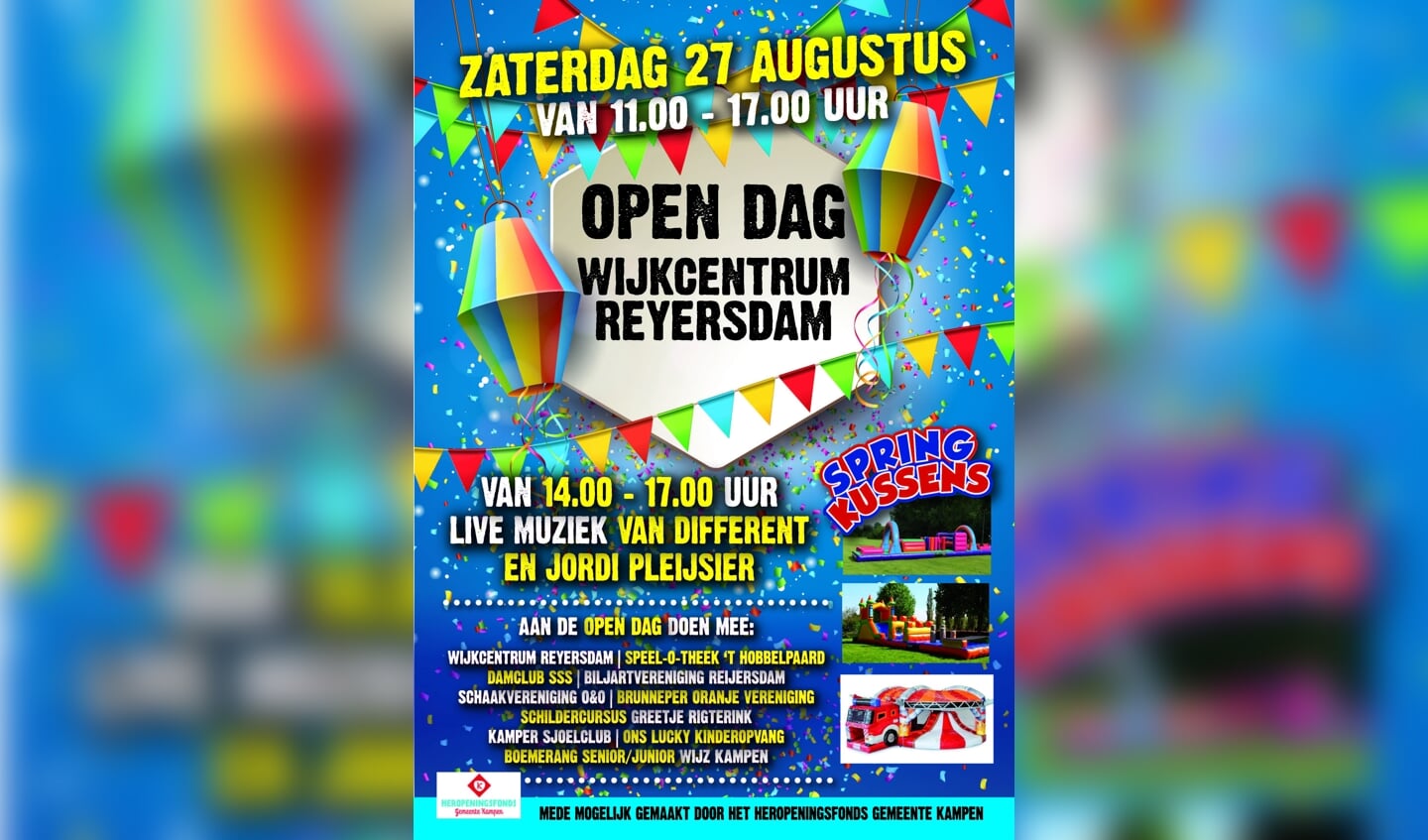 Open Dag Wijkcentrum Reyersdam