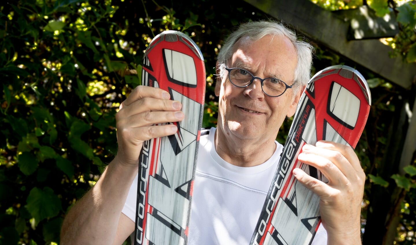 Voorzitter Peter Hiemstra van de jubilerende Skivereniging: "We richten ons vooral op het recreatief skiën."