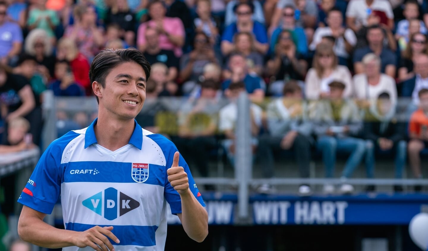 Sai van Wermeskerken in betere tijden bij PEC Zwolle.
