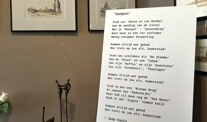 Het gedicht over Kampen dat de brug legde tussen Marjolijn Blok en Patrick Broekema