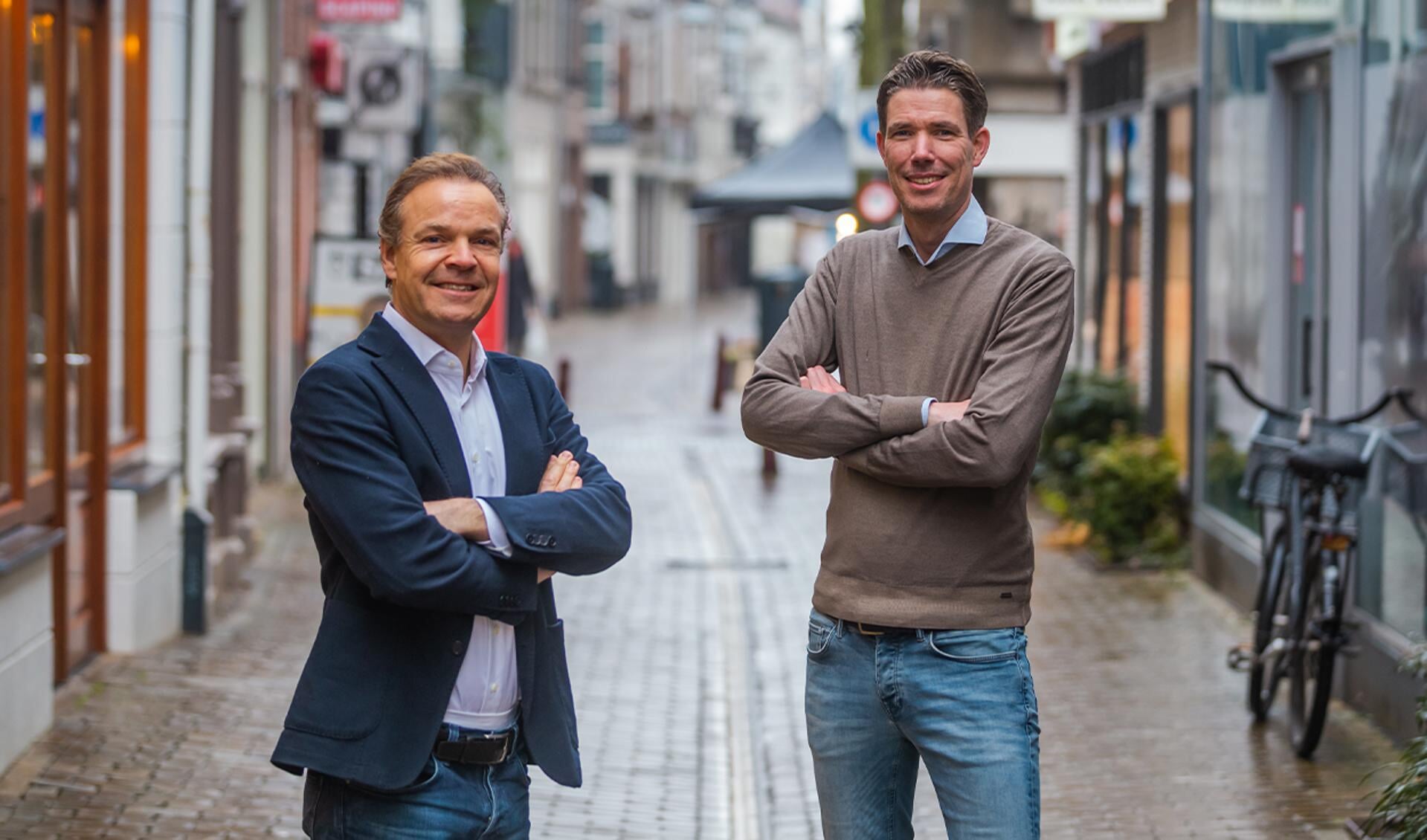 Het team achter Lokaal Ideaal: Meynald Weerman (links) en Maarten Zijlstra. 