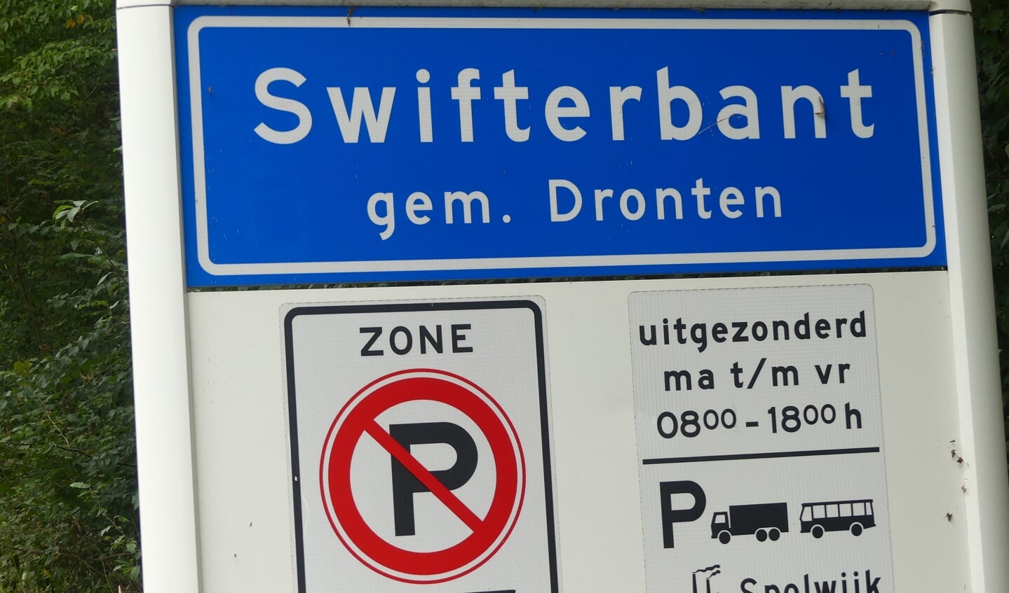 swifterbant, plaatsnaambord