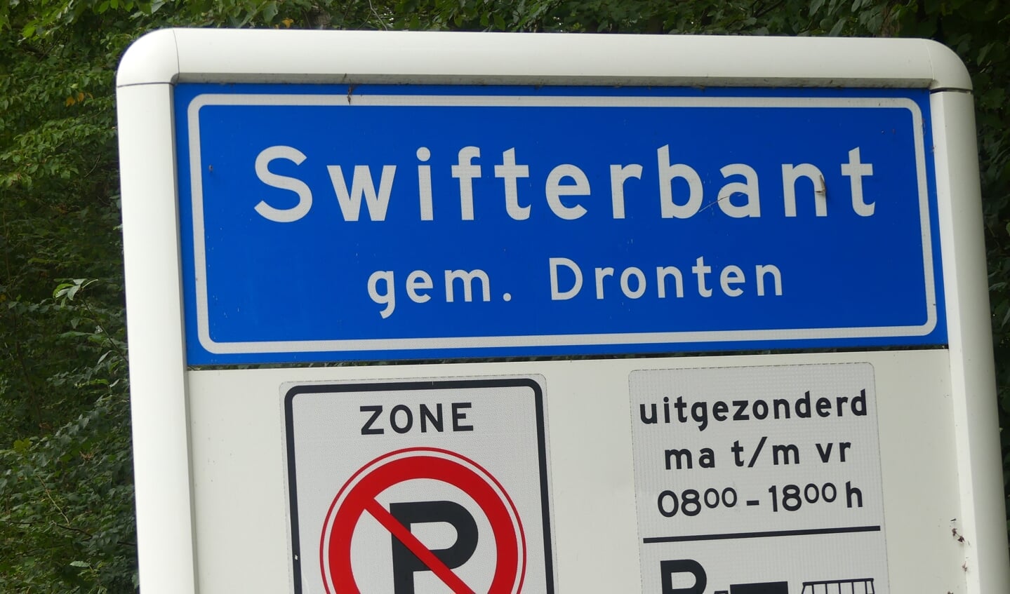 swifterbant, plaatsnaambord