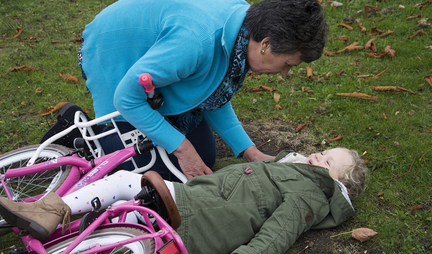 In de cursus wordt ook EHBO aan kinderen behandeld