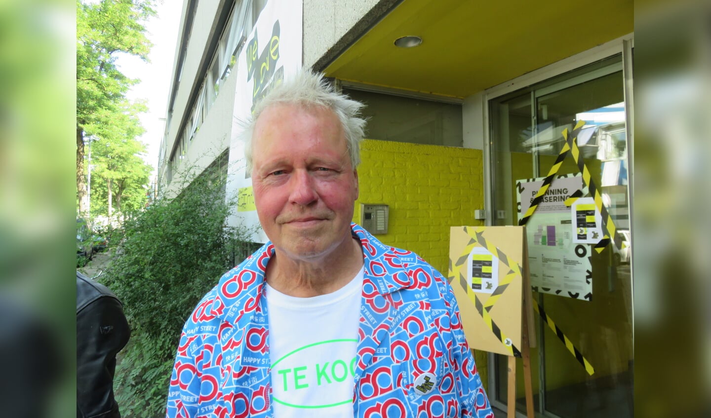 John Körmeling op het 'We love Public Space Festival' in Rotterdam in 2022