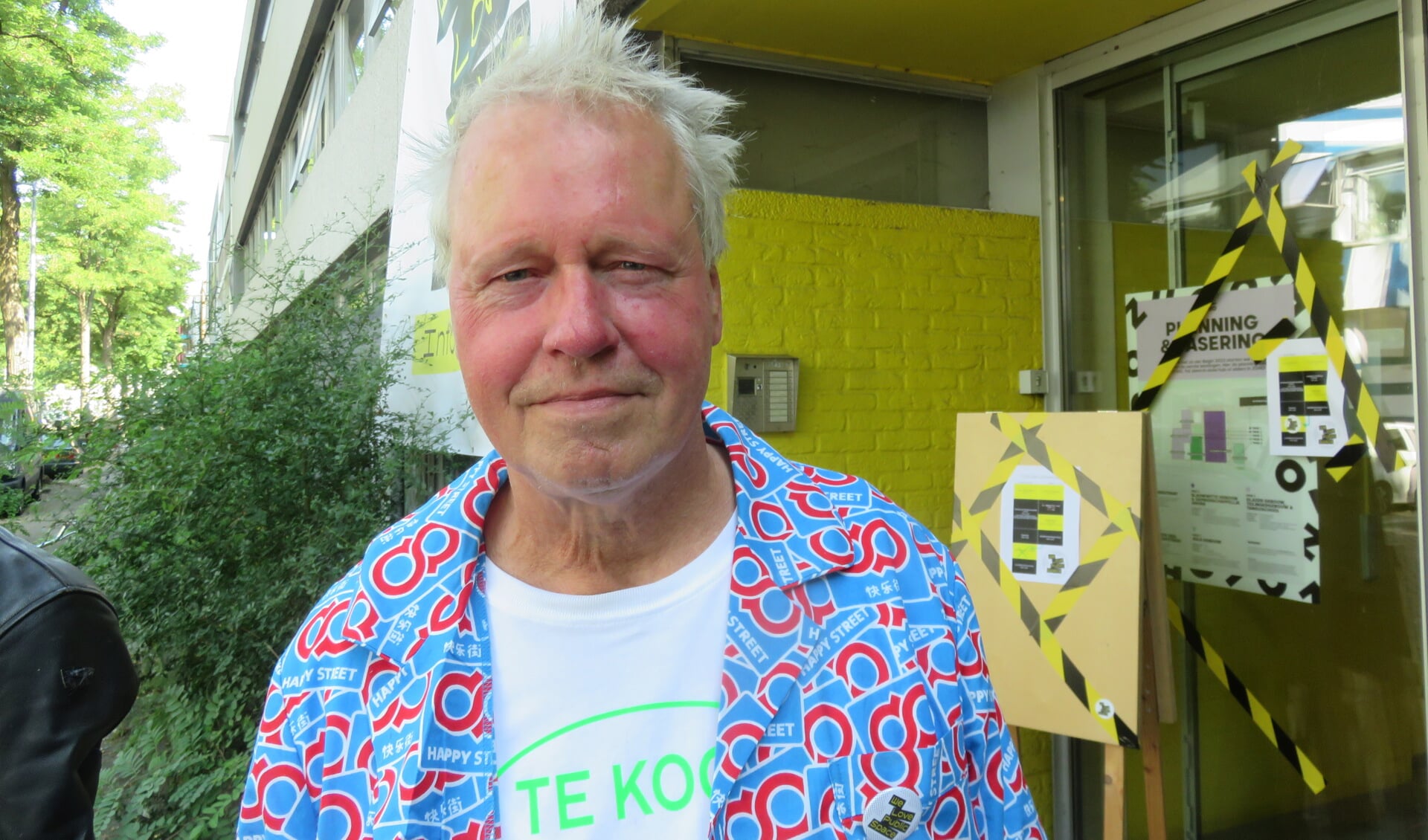 John Körmeling op het 'We love Public Space Festival' in Rotterdam in 2022