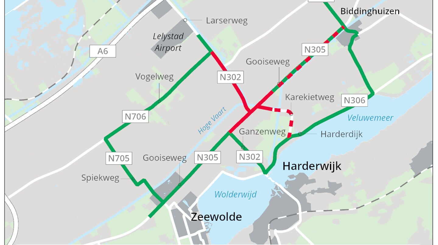 Kruising Gooiseweg - Larserweg.