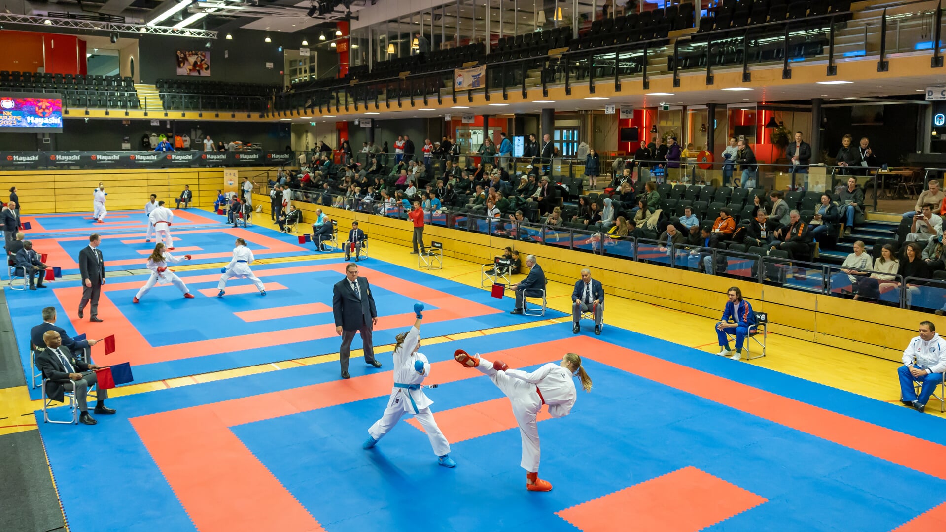 Het Landstede Sportcentrum voor velen de perfecte locatie voor het NK Karate.