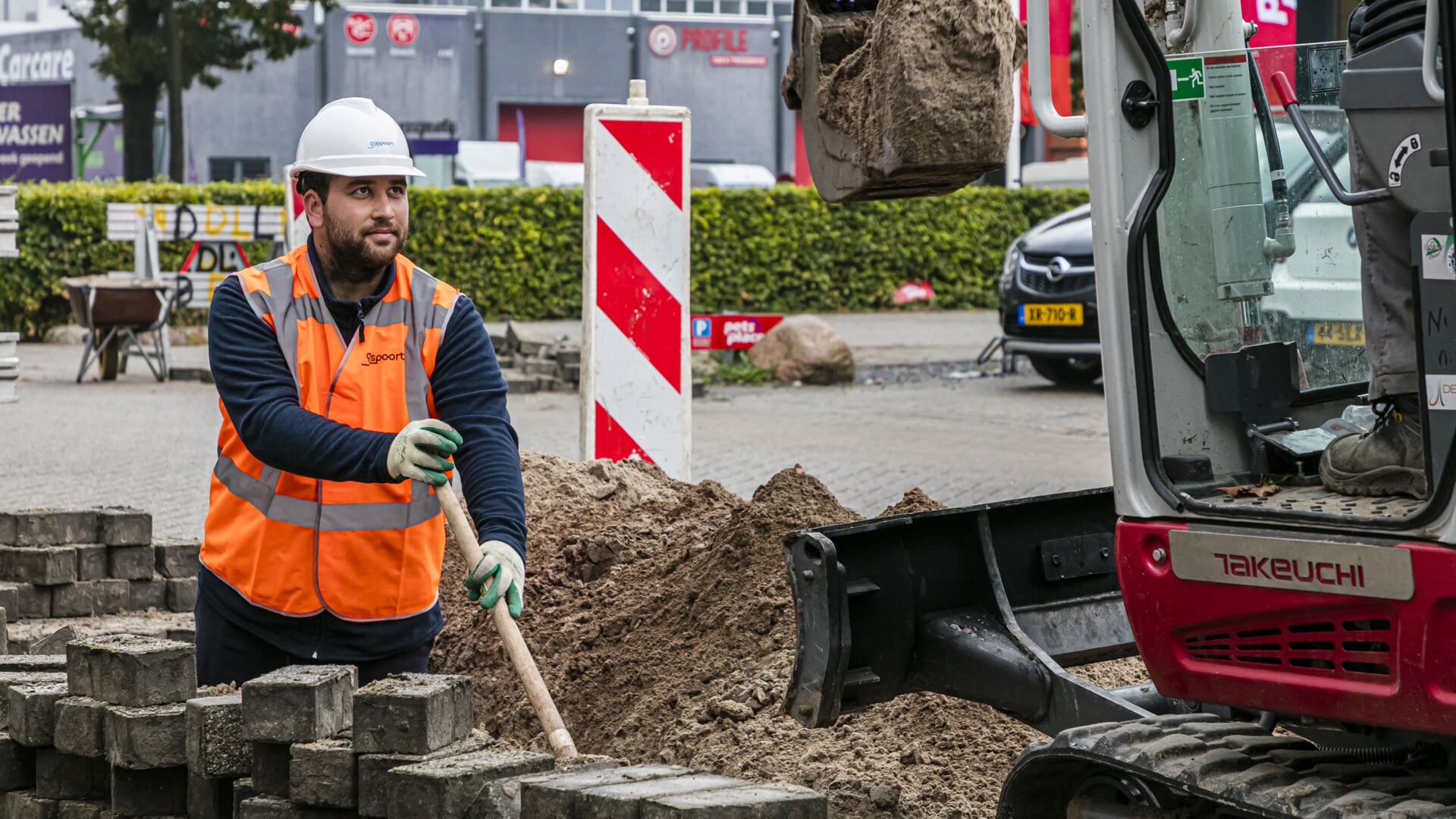 Werkzaamheden in Dronten.