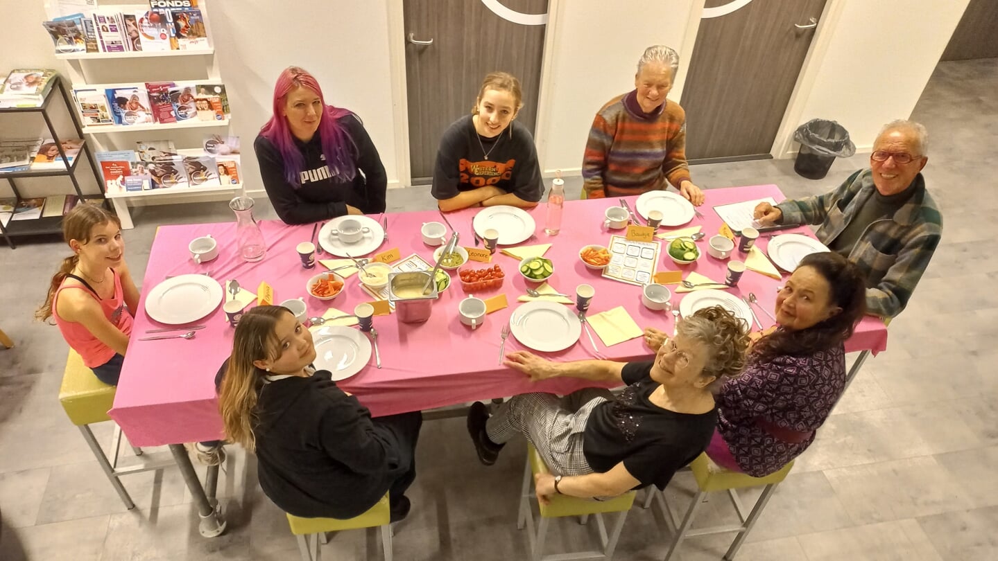 Deelnemers aan de Dialoogtafel in de Buze