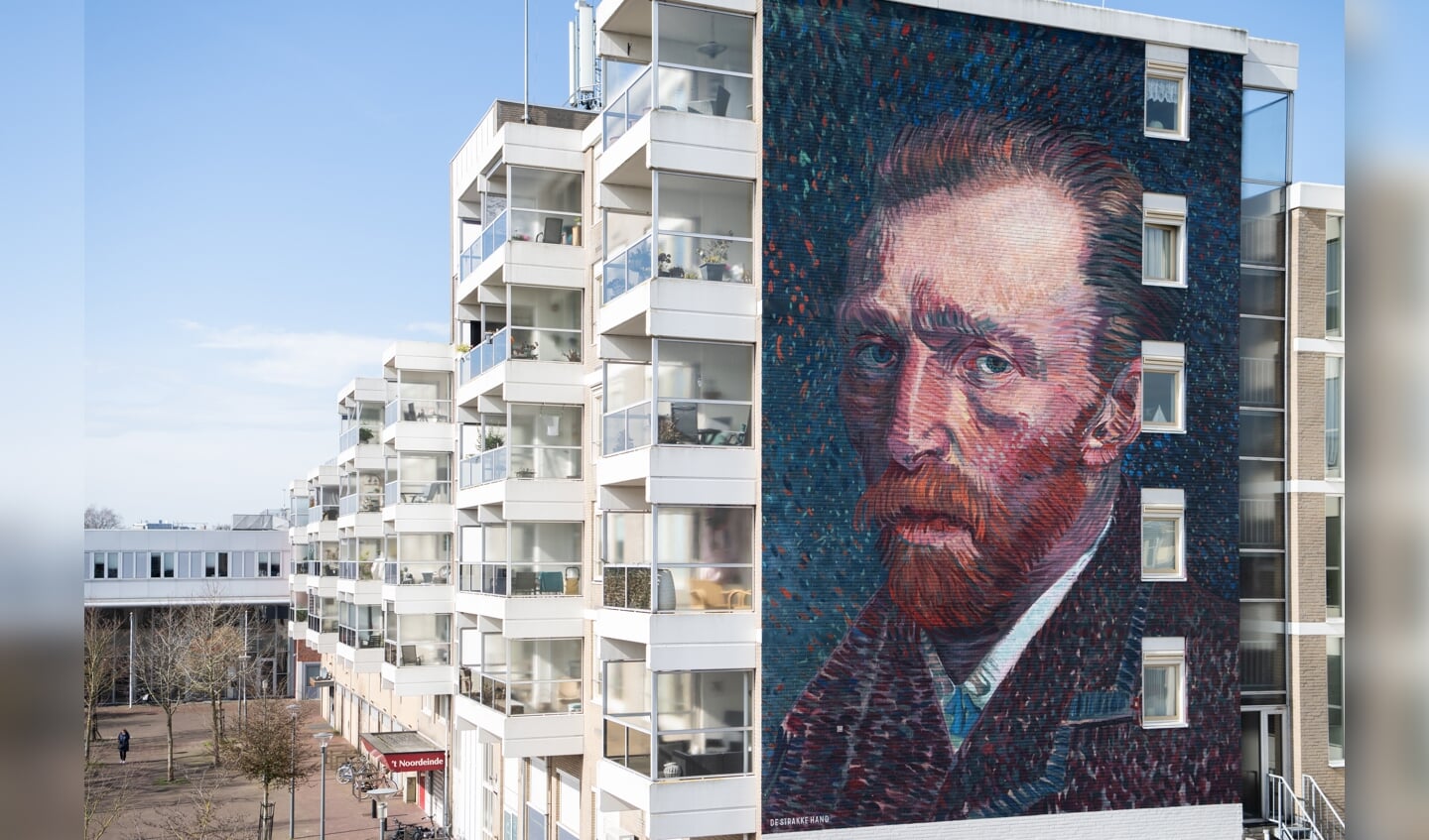 Van Gogh Muurschildering in Hoogeveen