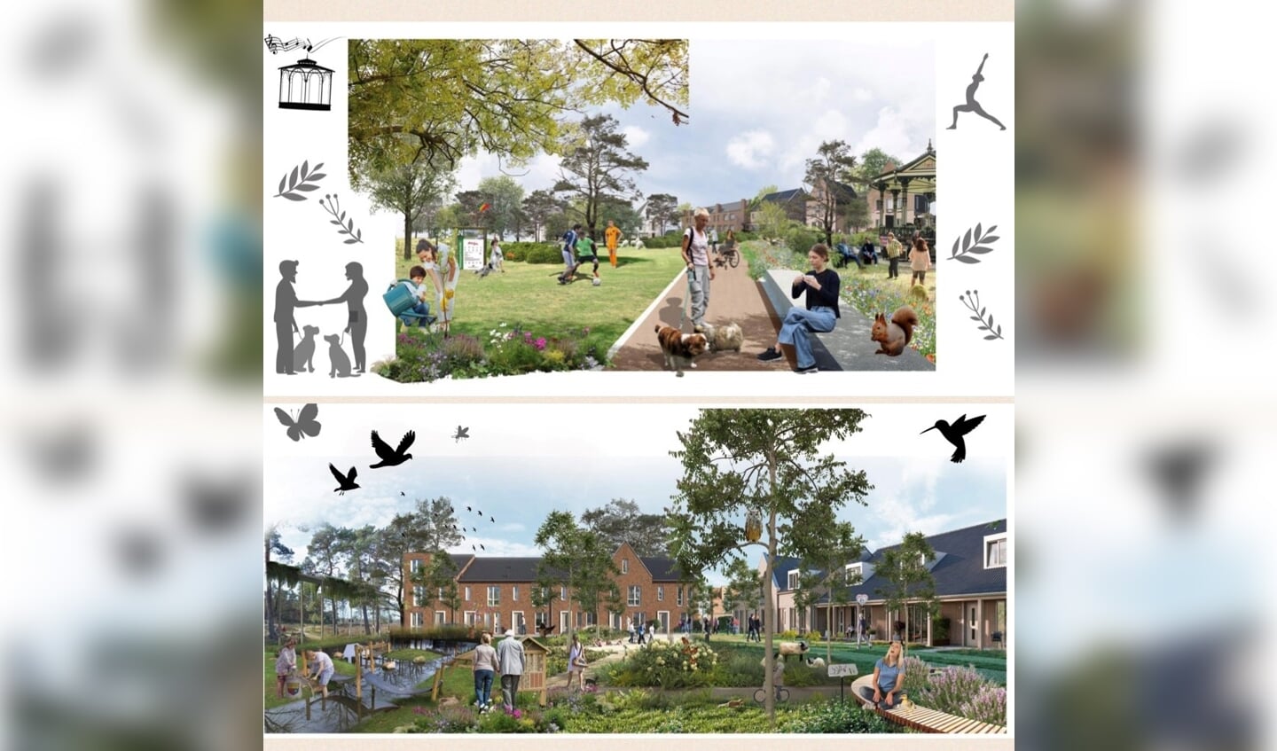 De sfeerposters voor de openbare ruimte in het plangebied (variant A en variant B) worden geplaatst op www.samenwerkenaanheerde.nl. 