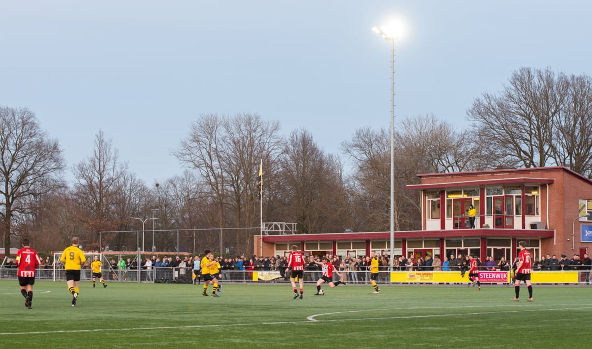 Vorig treffen tussen de twee Steenwijker rivalen