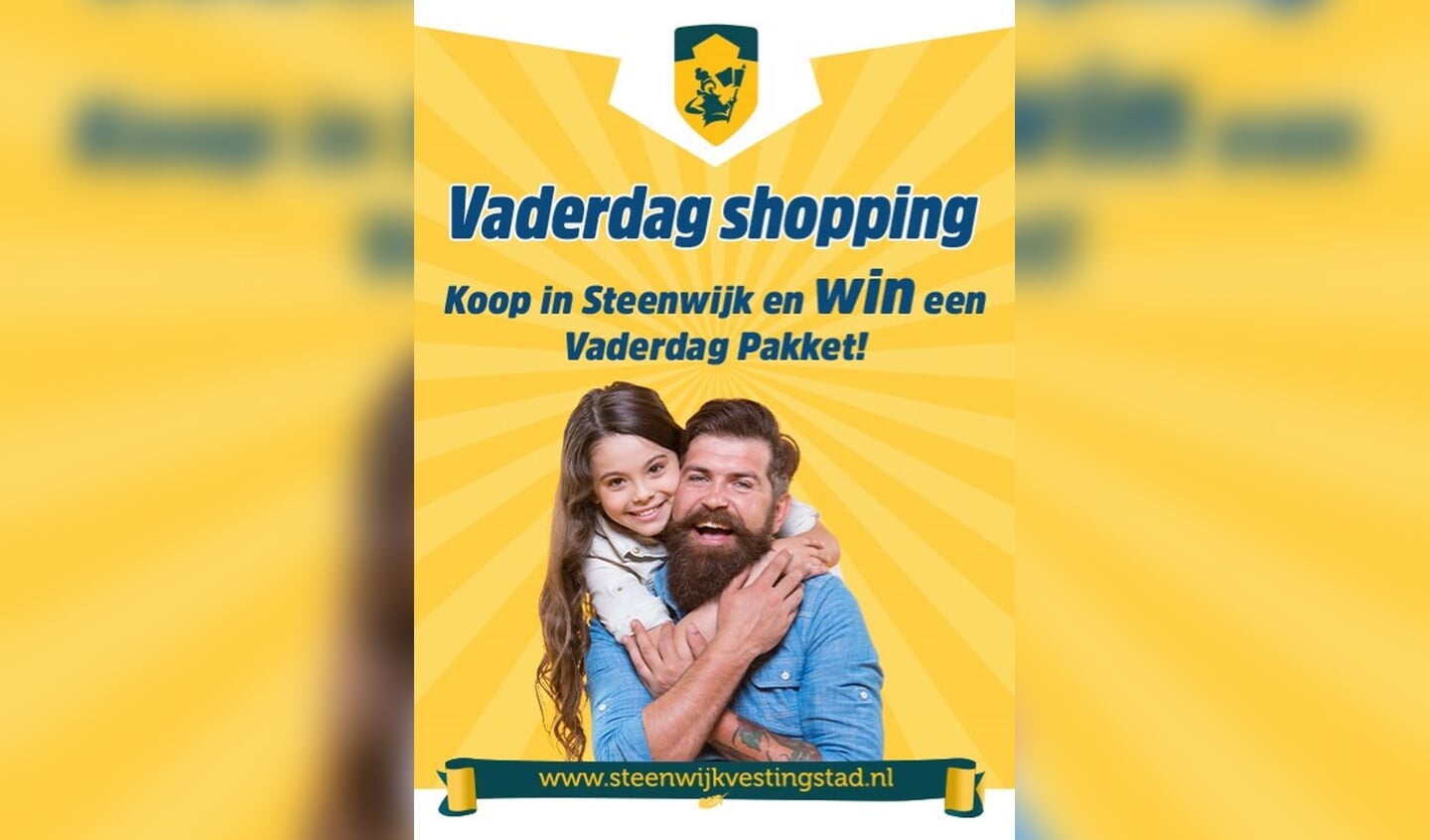 Steenwijk Vestingstad geeft vaderdag-verrassingspakketten weg. 