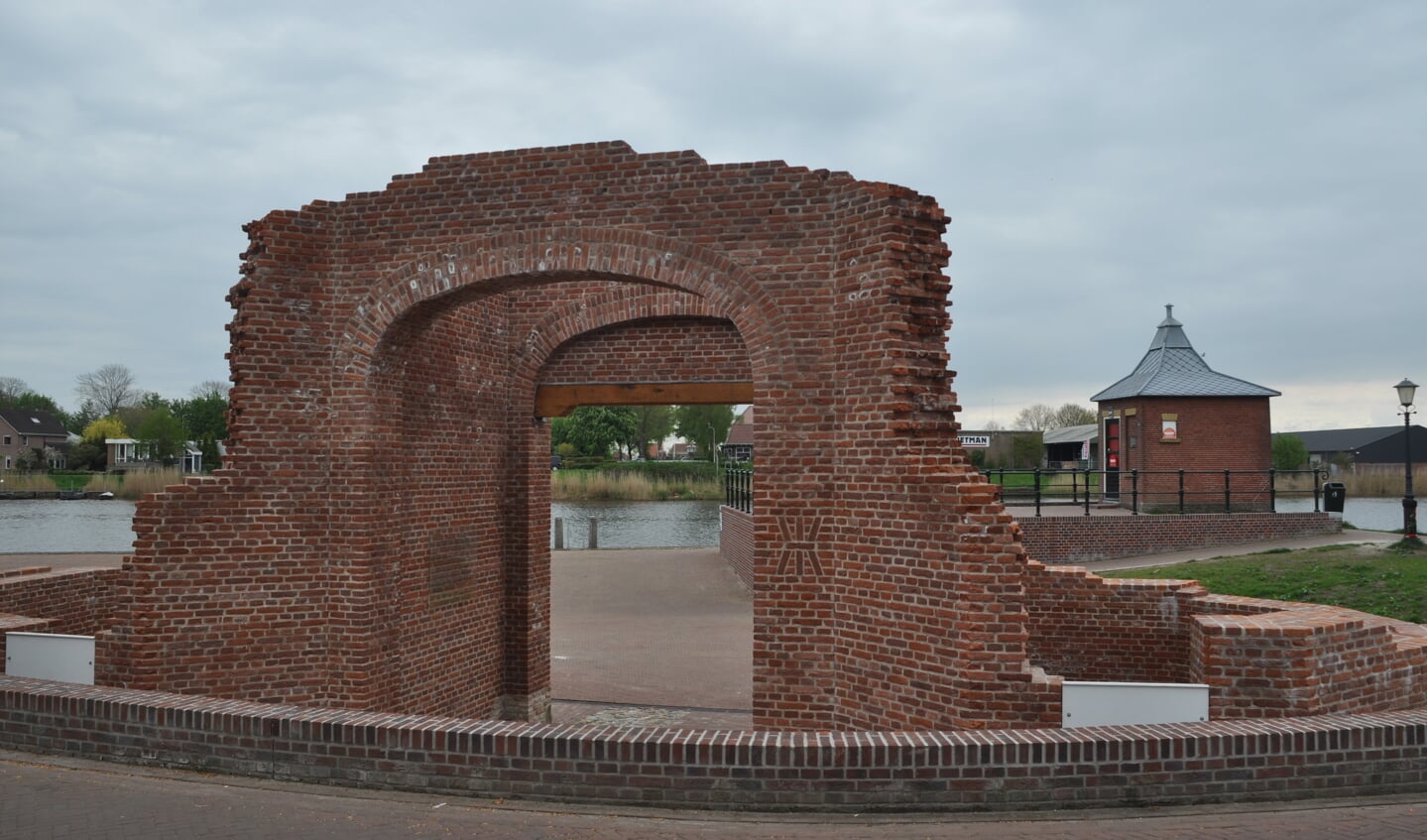 De veerpoort werd vorig jaar gereconstrueerd.