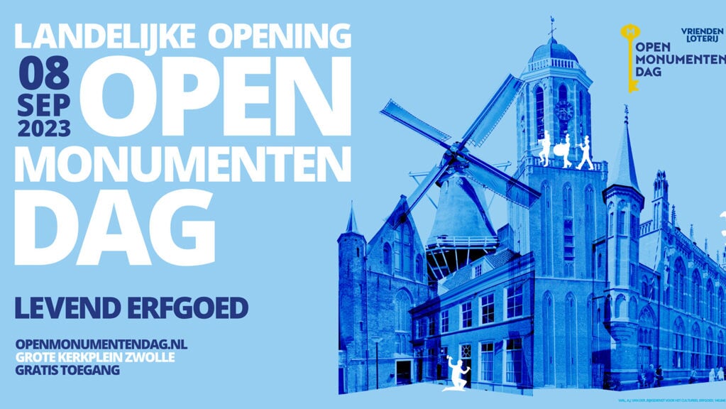 Programma Landelijke Opening Open Monumentendag In Zwolle Bekend - De ...