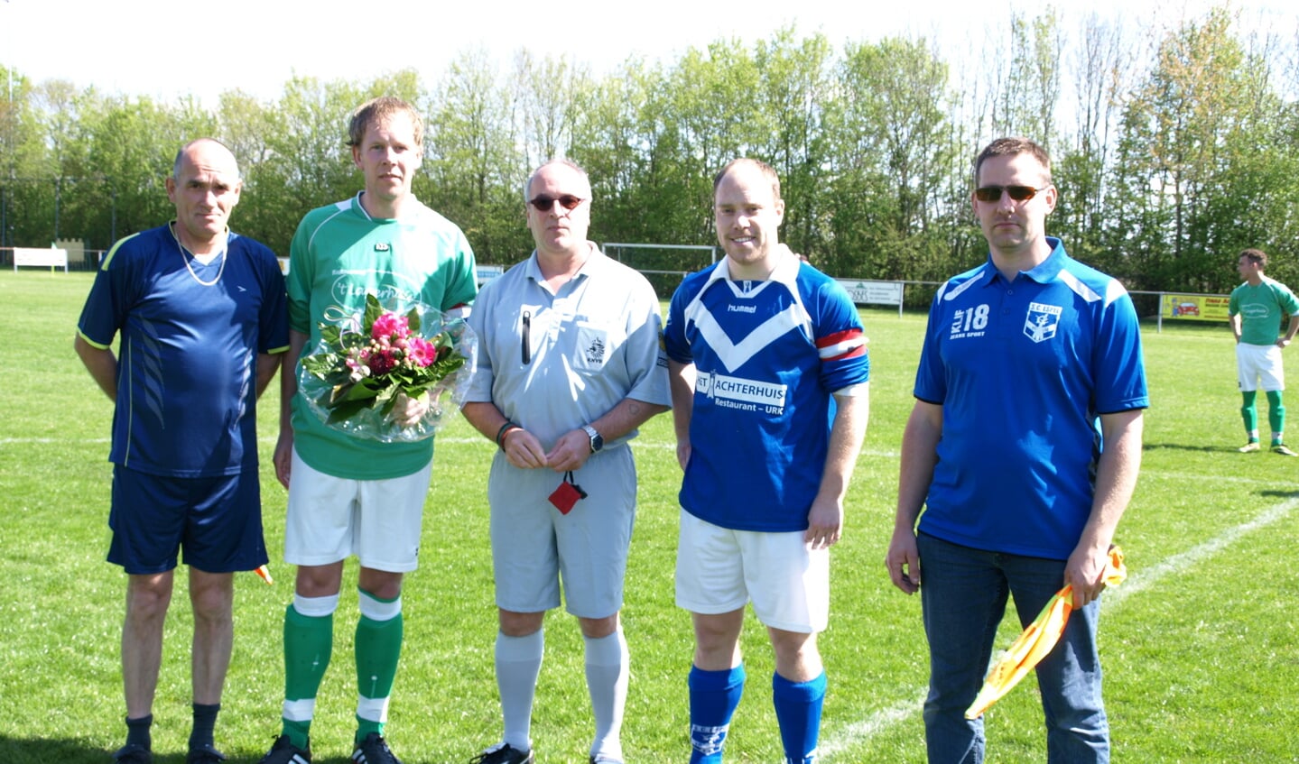 Henk Kuiper (links) bij het kampioenschap in 2014