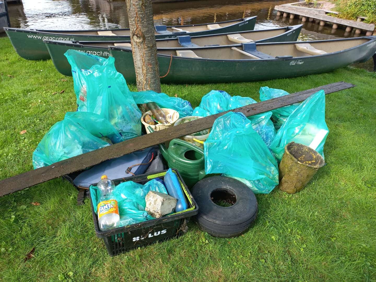 Opbrengst in Giethoorn tijdens World Cleanup Day in 2023