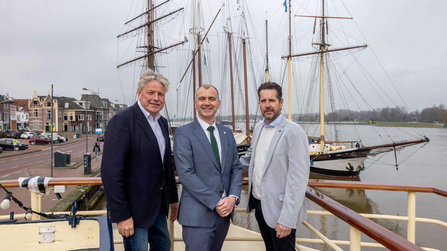 Van links naar rechts: Jeroen van den Ende, Bas Wonink en Henk-Wim van den Berg.