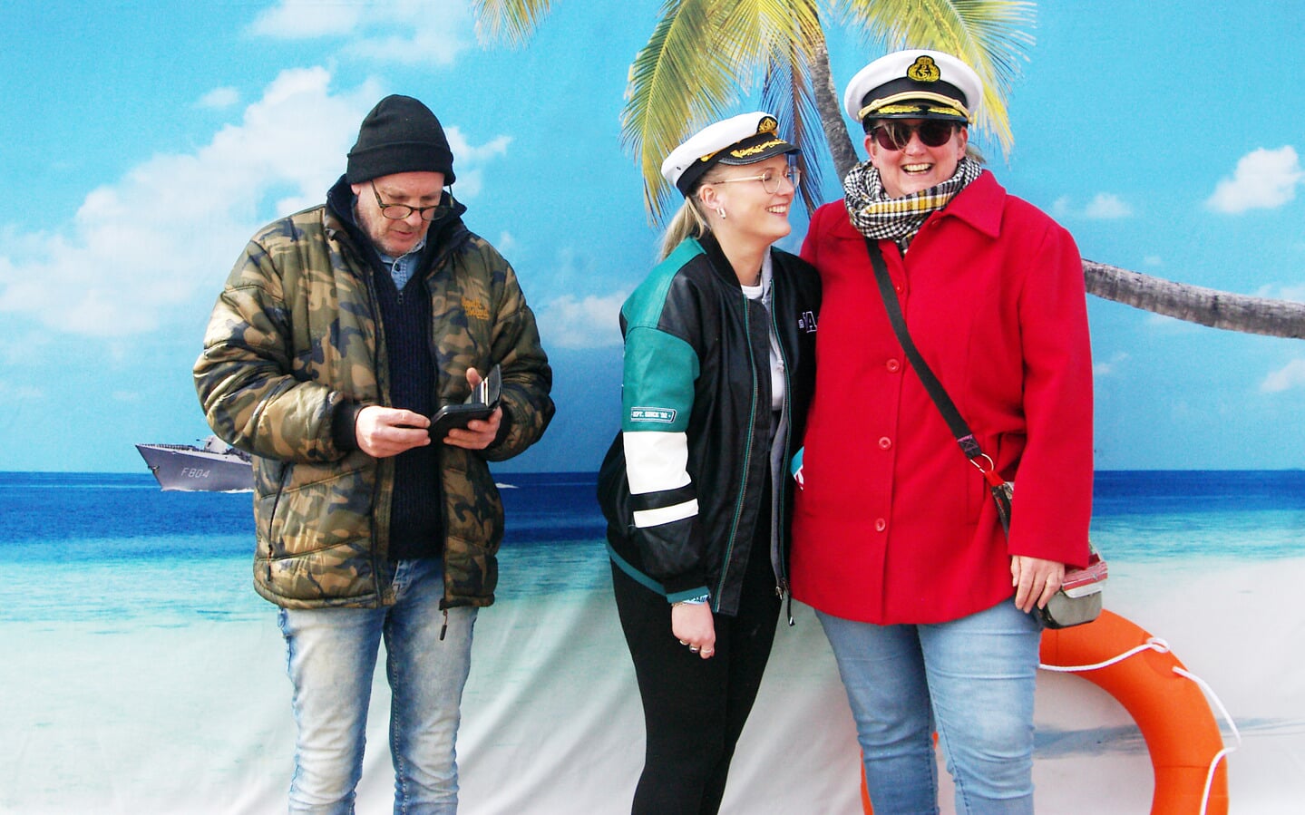 Tijdens Sail Kampen 2024 werden bezoekers paradijselijk op de foto gezet.