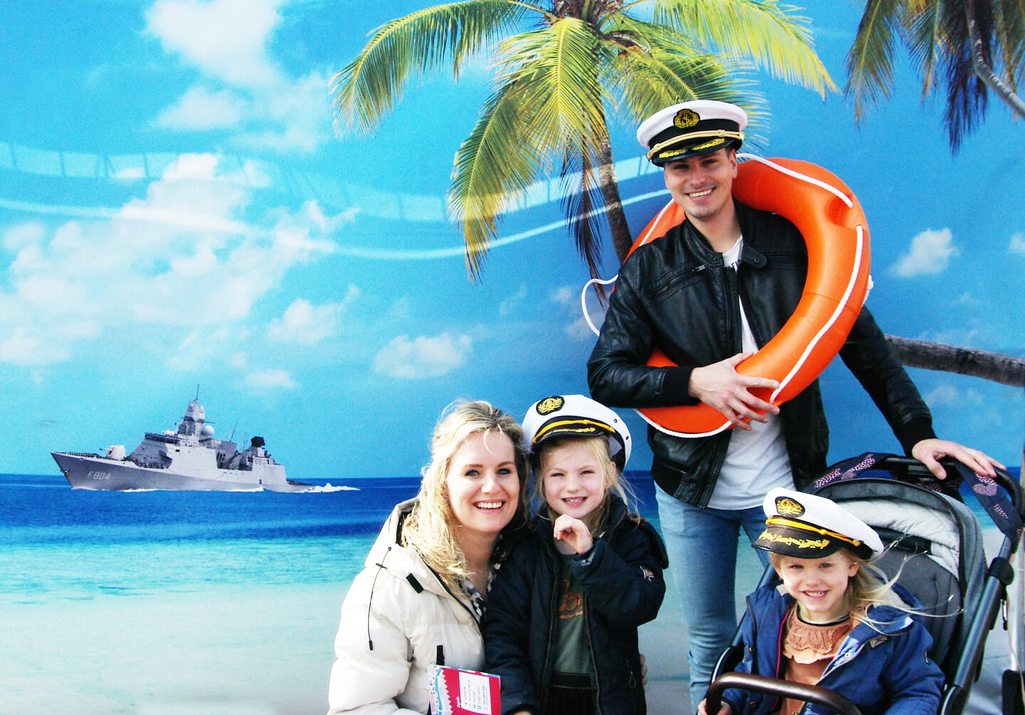 Tijdens Sail Kampen 2024 werden bezoekers paradijselijk op de foto gezet.