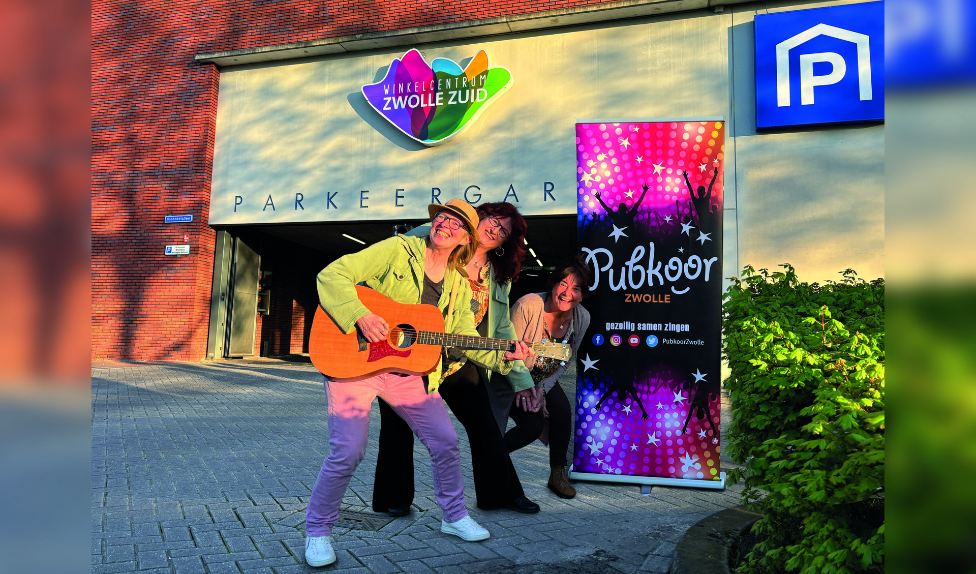 Op zondagmiddag 2 juni samen zingen met het PubKoor in de parkeergarage van winkelcentrum Zwolle Zuid