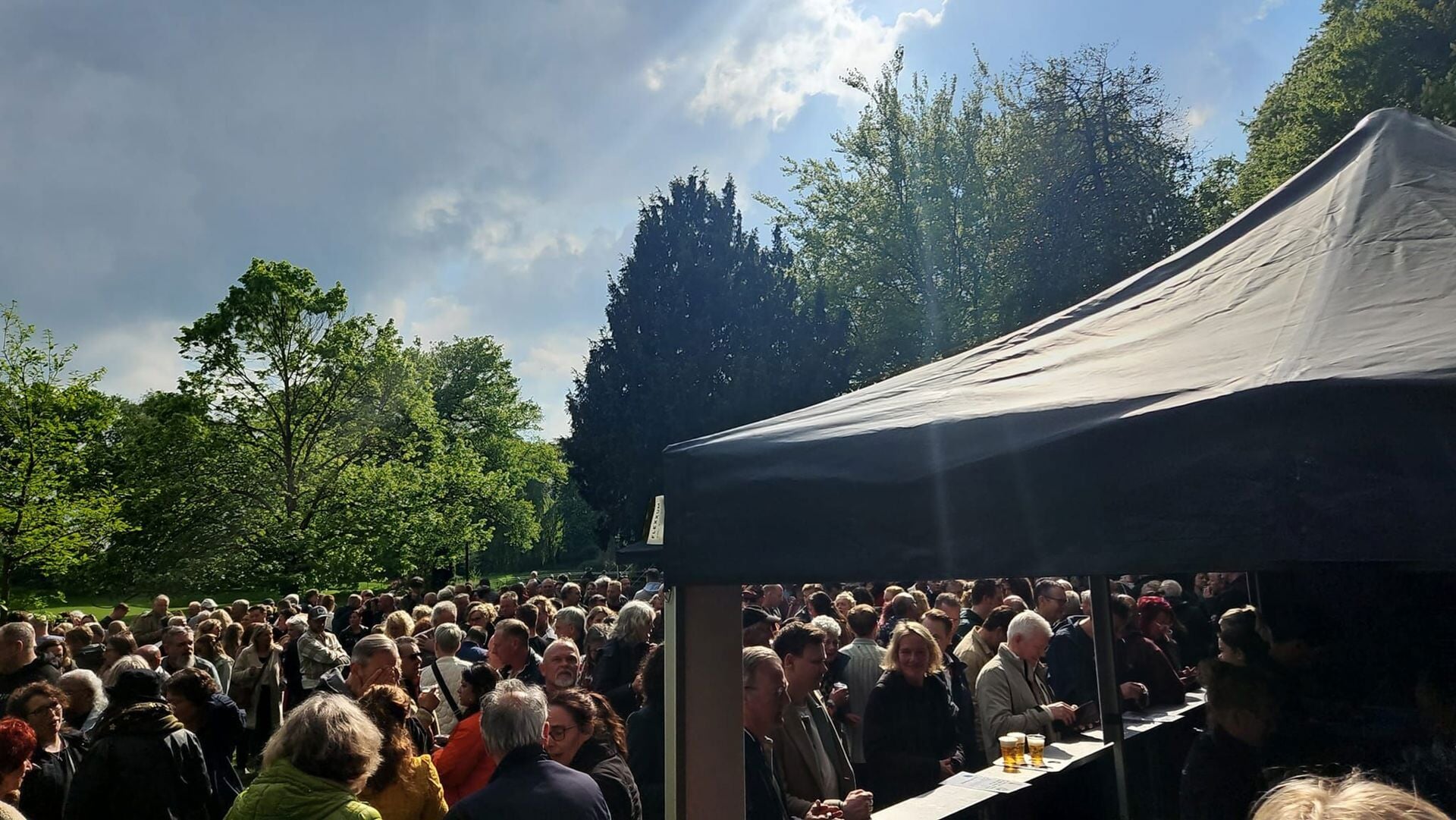 Het muziekfestival op Bevrijdingsdag trok veel bezoekers.