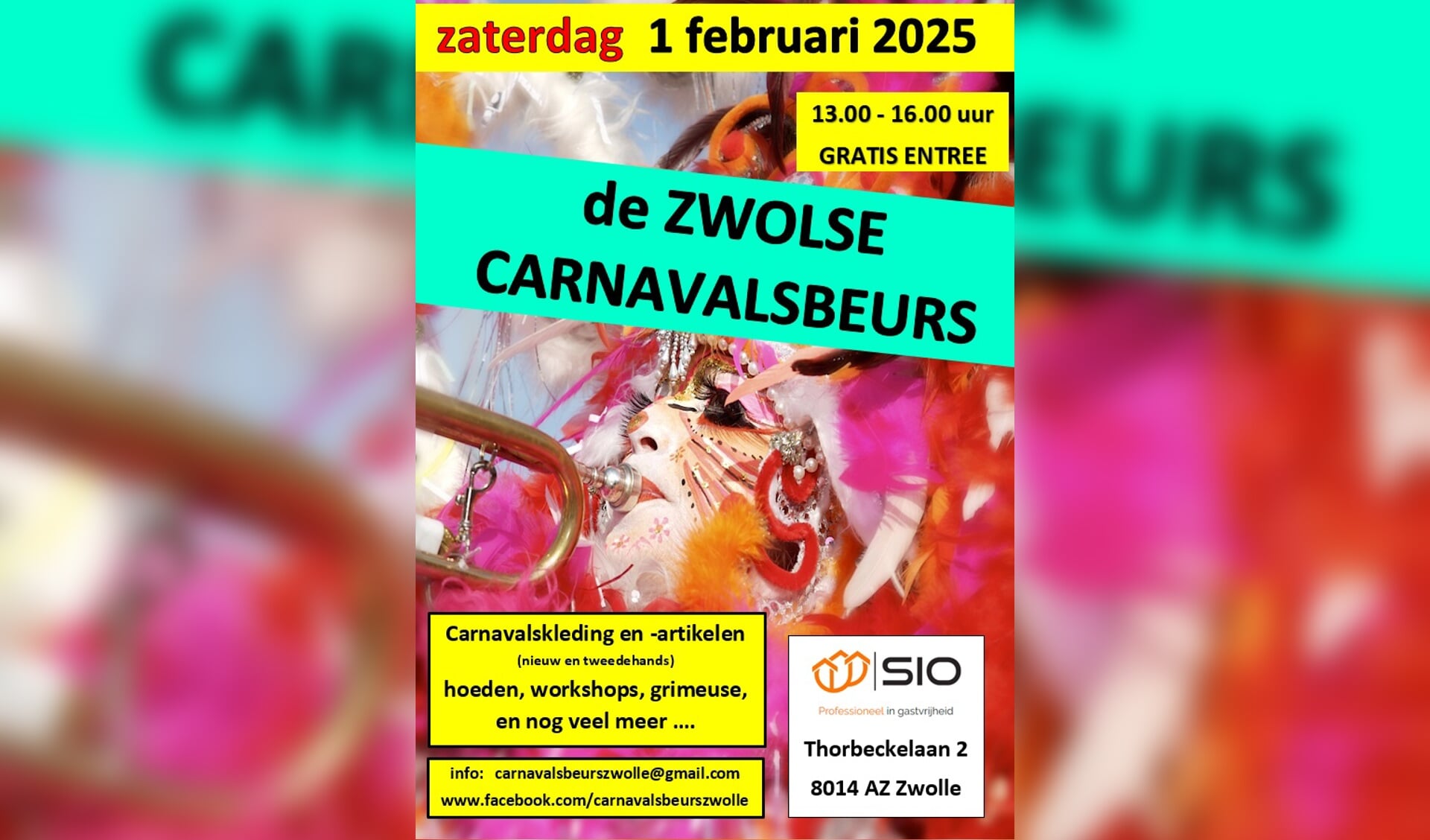 Opwarmertje voor Carnaval De Zwolse Carnavalsbeurs 2025 Al het nieuws uit Kampen