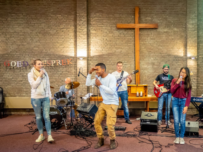 De band van de Vakantie Hoeksteen Club