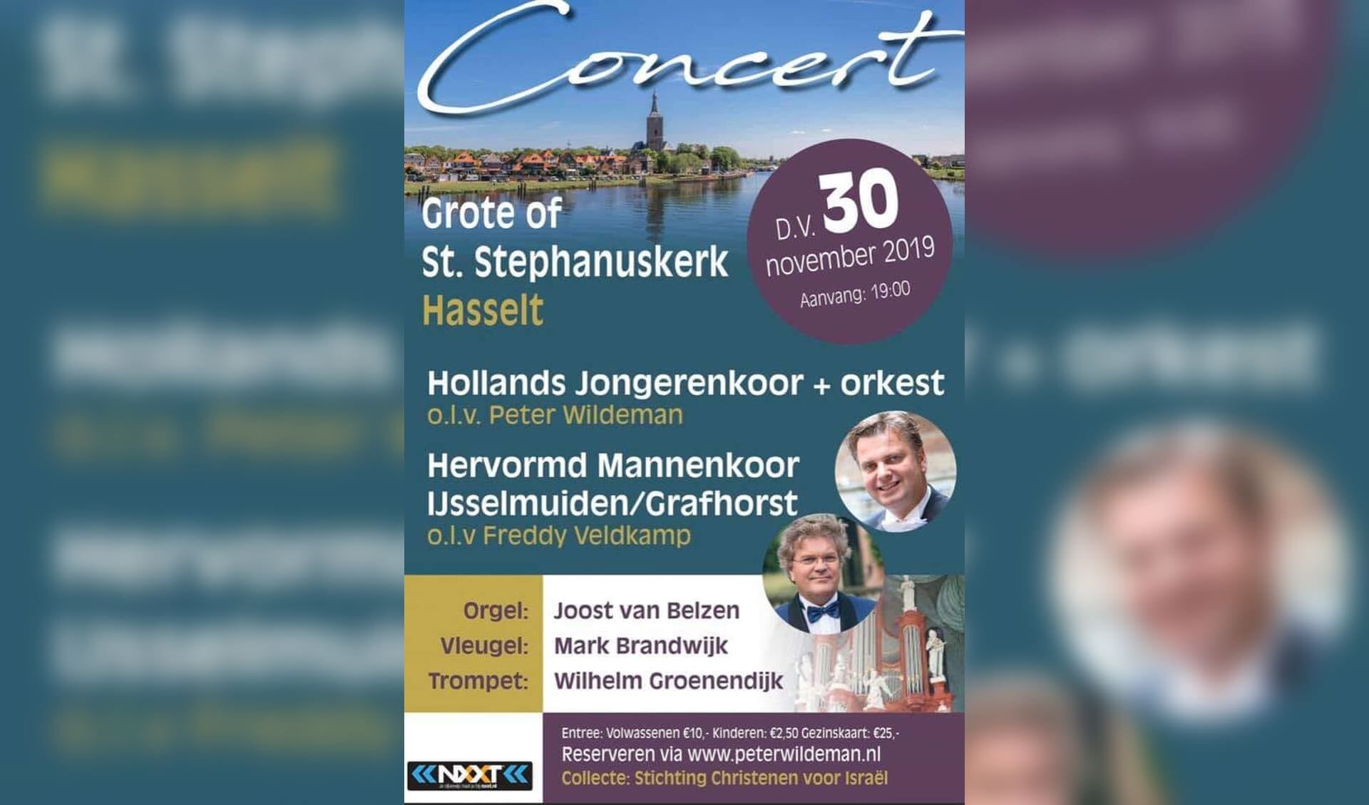 Hollands Jongerenkoor zingt in Hasselt samen met Mannenkoor IJsselmuiden/Grafhorst