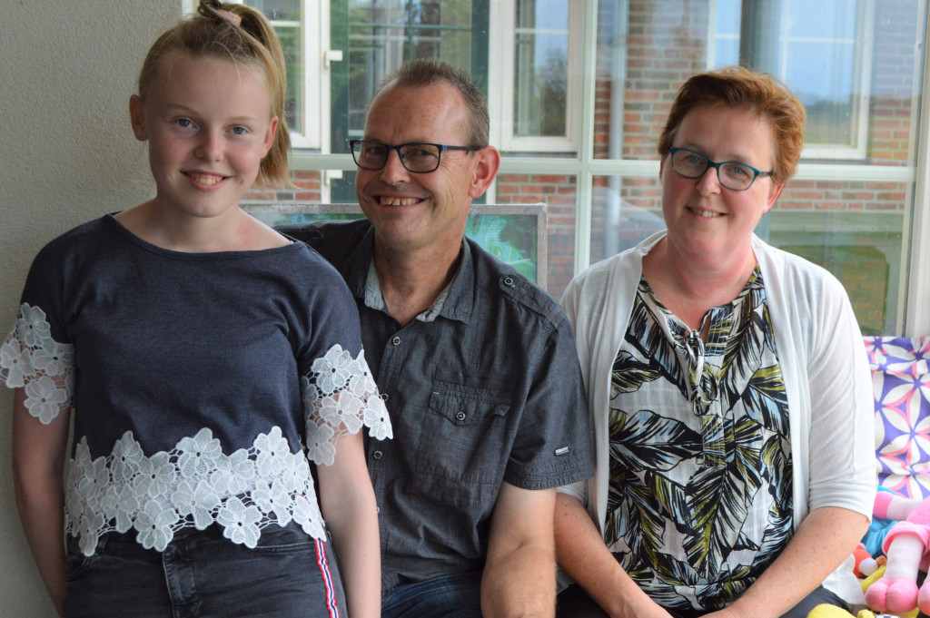 Florianne, Pieter en Karina Franken.