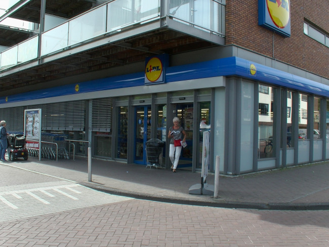 De Lidl in Biddinghuizen